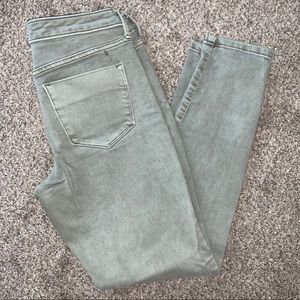 Green Mossimo Skinny mid rise jegging Jeans